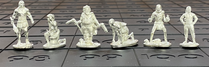 Set of 6 Pewter Adventurers'
